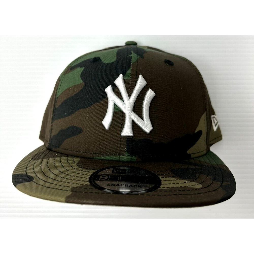 New York Yankees New Era 9Fifty Baseball Camo MLB Snapback Adjustable Hat - Picture 3 of 7